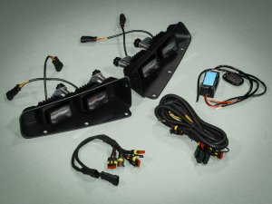 Ford Bronco Front Bumper Fog Light Upgrade Kit - Raptor Style - Steel Bumper Design 